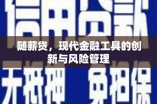 四方台随薪贷，现代金融工具的创新与风险管理