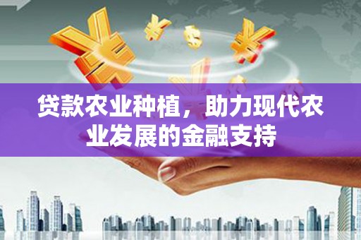 四方台贷款农业种植，助力现代农业发展的金融支持